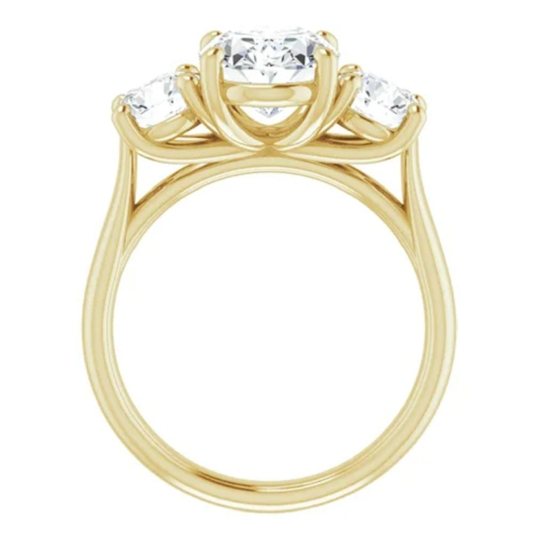 2 CT Oval Cut Moissanite Solitaire Ring for Women, Three Stone Style Bridal Wedding Band, Anniversary Promise Gifts for Her, Engagement Ring 2 CT Oval Cut Moissanite Solitaire Ring for Women, Three Stone Style Bridal Wedding Band, Anniversary Promise Gifts for Her, Engagement Ring