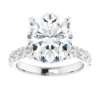 5 CT Oval Cut Moissanite Ring for Women, Solitaire Engagement Ring, Bridal Wedding Ring, Anniversary Promise Gifts for Her, Solitaire Style