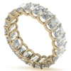 2.5 TCW Moissanite Silver/Solid Gold Wedding Engagement Rings Emerald Cut Engagement Rings Promise Gifts for Her Moissanite Eternity Band 2.5 TCW Moissanite Silver/Solid Gold Wedding Engagement Rings Emerald Cut Engagement Rings Promise Gifts for Her Moissanite Eternity Band