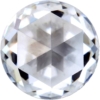 1CT - 100CT Round Rose Cut Loose Moissanite Stone for Engagement Ring, Earring, Pendant Jewelry, Gifts | Colorless Moissanite Loose Diamond