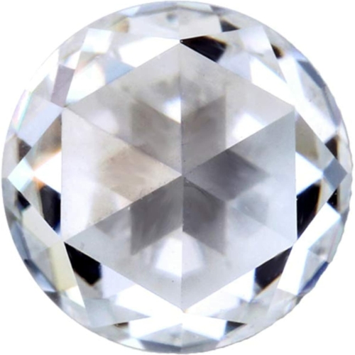 1CT - 100CT Round Rose Cut Loose Moissanite Stone for Engagement Ring, Earring, Pendant Jewelry, Gifts | Colorless Moissanite Loose Diamond