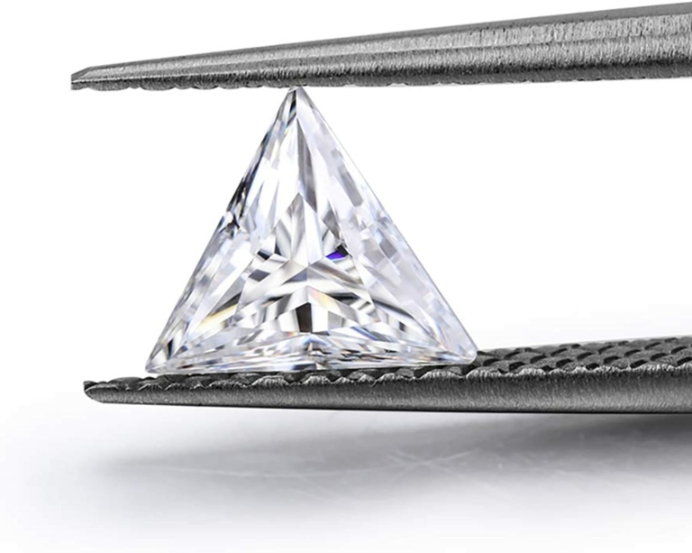 1CT - 100CT Triangle Cut Loose Moissanite Stone for Engagement Ring, Earring, Pendant Jewelry, Gifts | Colorless Moissanite Loose Diamond