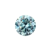 1CT - 100CT Round Cut Loose Moissanite Stone for Engagement Ring, Earring, Pendant Jewelry, Gifts | Light Blue Moissanite Loose Diamond