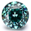 1CT - 100CT Old European Cut Loose Moissanite Stone for Engagement Ring, Earring, Pendant Jewelry, Gifts | Green Moissanite Loose Diamond