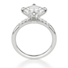 Princess Cut Moissanite Engagement Ring 1.0 Carat 925 Silver/10K/14K/18K Solid Gold Anniversary Promise Ring