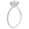 Moissanite Engagement Ring Set 1 CT Round Cut Colorless Stone 925 Silver/10K/14K/18K Solid Gold Band Wedding Bridal Ring