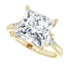 Moissanite Solitaire Engagement Ring 4 Ct Princess Cut 925 Silver/10K/14K/18K Solid Gold Diamond Colorless VVS1 Moissanite Solitaire Engagement Ring 4 Ct Princess Cut 925 Silver/10K/14K/18K Solid Gold Diamond Colorless VVS1