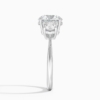 Solitaire Round Cut Lab Grown Diamond Three Stone Engagement Ring for Women Solitaire Round Cut Lab Grown Diamond Three Stone Engagement Ring for Women