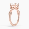 Solitaire Princess Cut Lab Grown Diamond Split Shank Engagement Ring for Women Solitaire Princess Cut Lab Grown Diamond Split Shank Engagement Ring for Women
