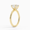 Solitaire Round Cut Lab Grown Diamond Engagement Ring for Women Solitaire Round Cut Lab Grown Diamond Engagement Ring for Women