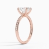Solitaire Oval Cut Lab Grown Diamond Engagement Ring for Women Solitaire Oval Cut Lab Grown Diamond Engagement Ring for Women