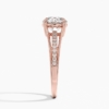 Solitaire Round Cut Lab Grown Diamond Engagement Ring for Women