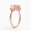 Solitaire Oval Cut Lab Grown Diamond Three Stone Engagement Ring for Women Solitaire Oval Cut Lab Grown Diamond Three Stone Engagement Ring for Women