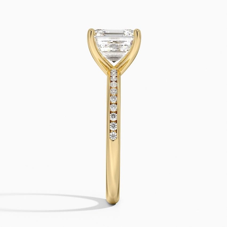 Solitaire Marquise Cut Lab Grown Diamond Engagement Ring for Women