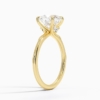 Solitaire Cushion Cut Lab Grown Diamond Engagement Ring for Women Solitaire Cushion Cut Lab Grown Diamond Engagement Ring for Women