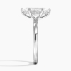 Solitaire Marquise Cut Lab Grown Diamond Hidden Halo Engagement Ring for Women