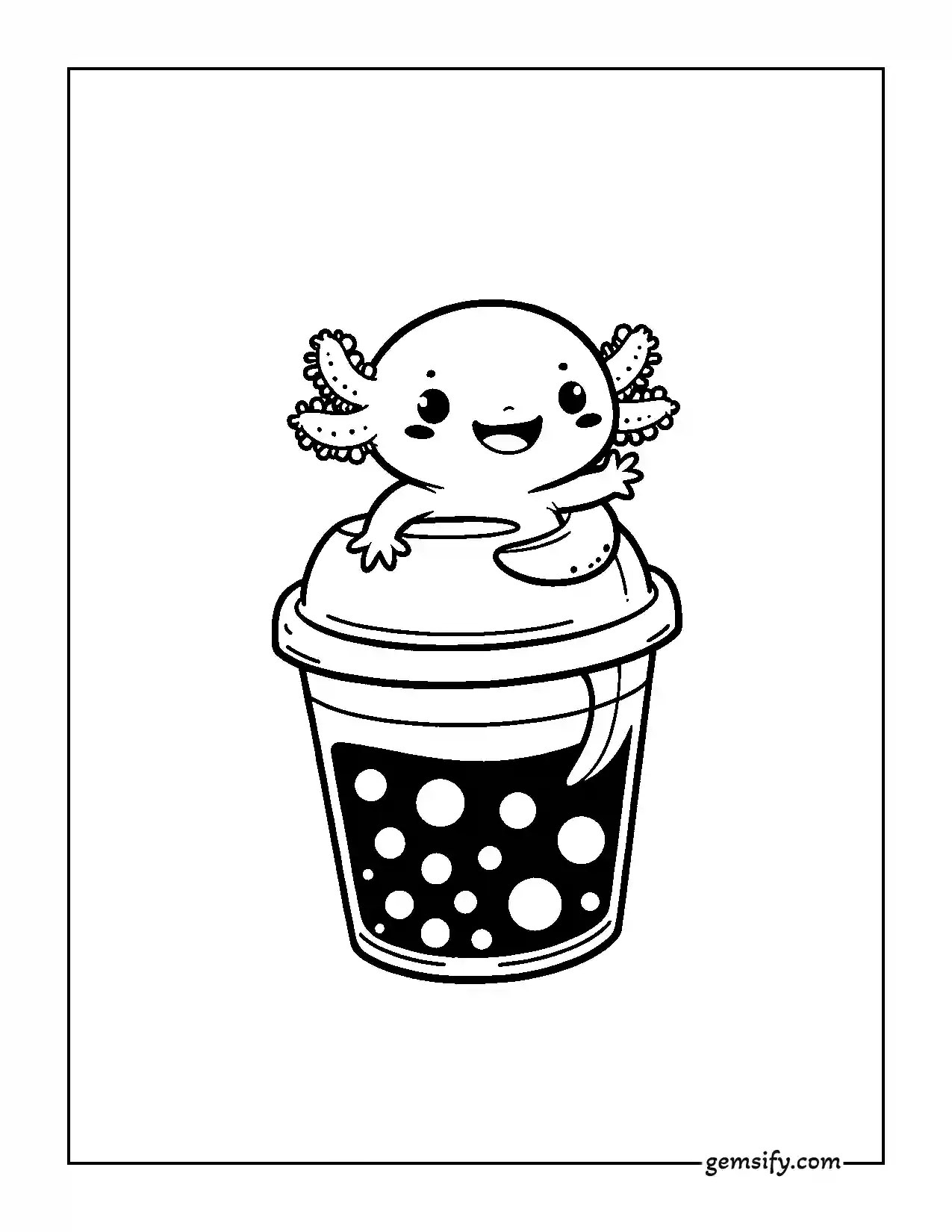 43 Cute Boba Tea Coloring Pages Free PDF Printables