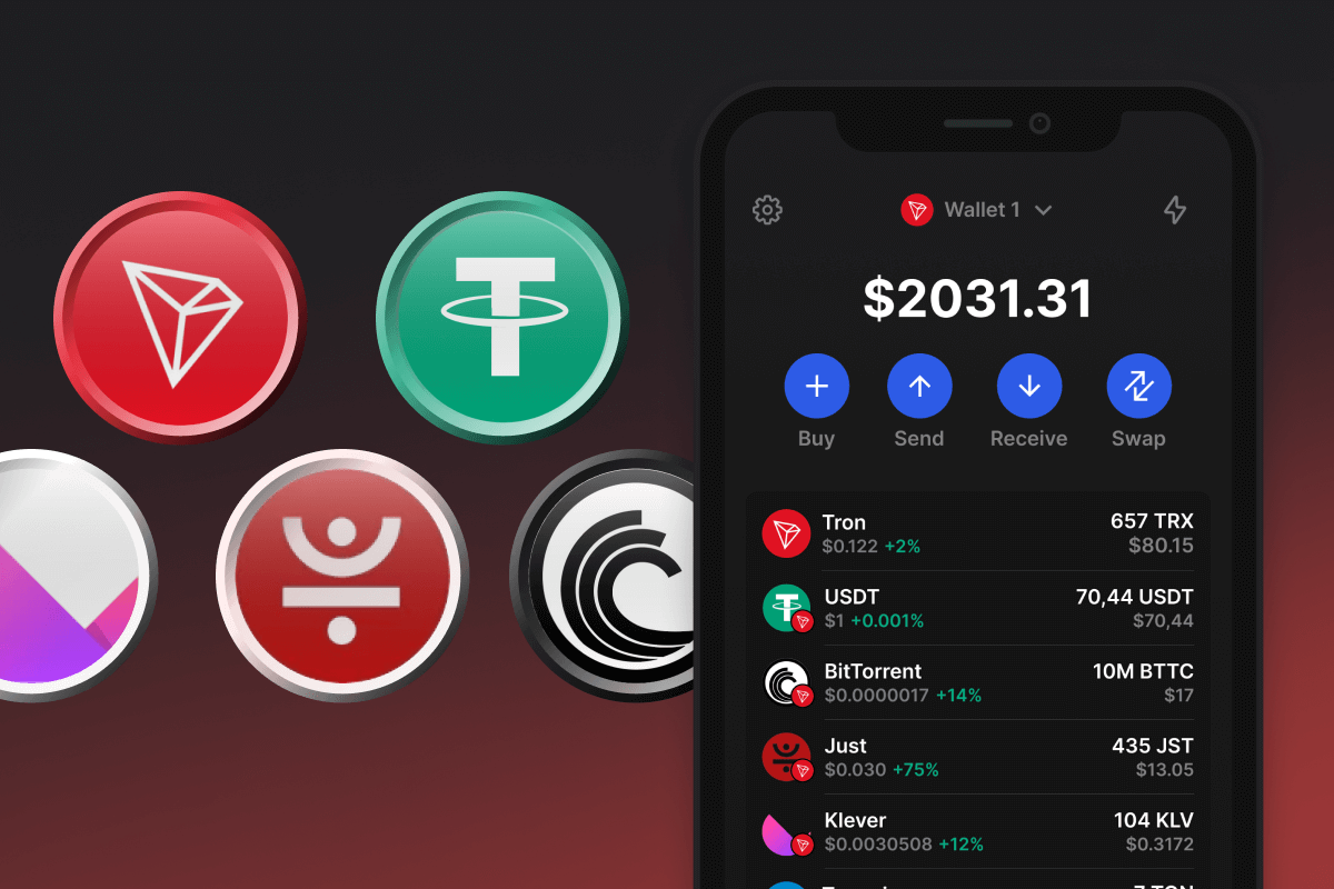 TRC20 Wallet Tron Blockchain Wallet Gem Wallet