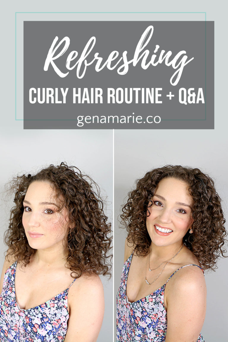 Refreshing Q&amp;A + Routine Limp Curls, Flat Roots, Frizz