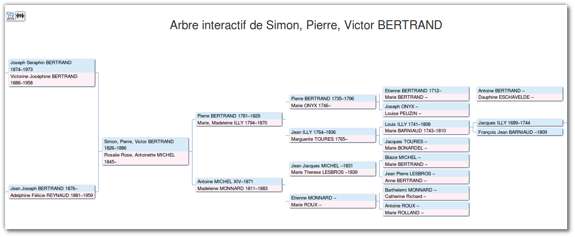webtrees vous fait (re)découvrir votre #généalogie avec les diagrammes ...