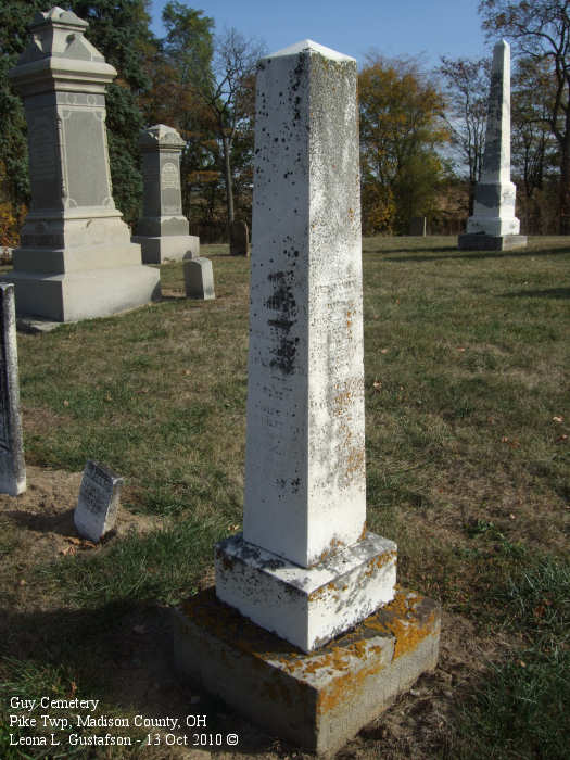 Madison County, Ohio Cemetery Photos Guy Cemetery, Pike Township