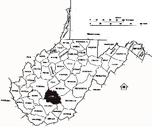 Fayette County Wv Map Fayette County Virginia History And Genealogy