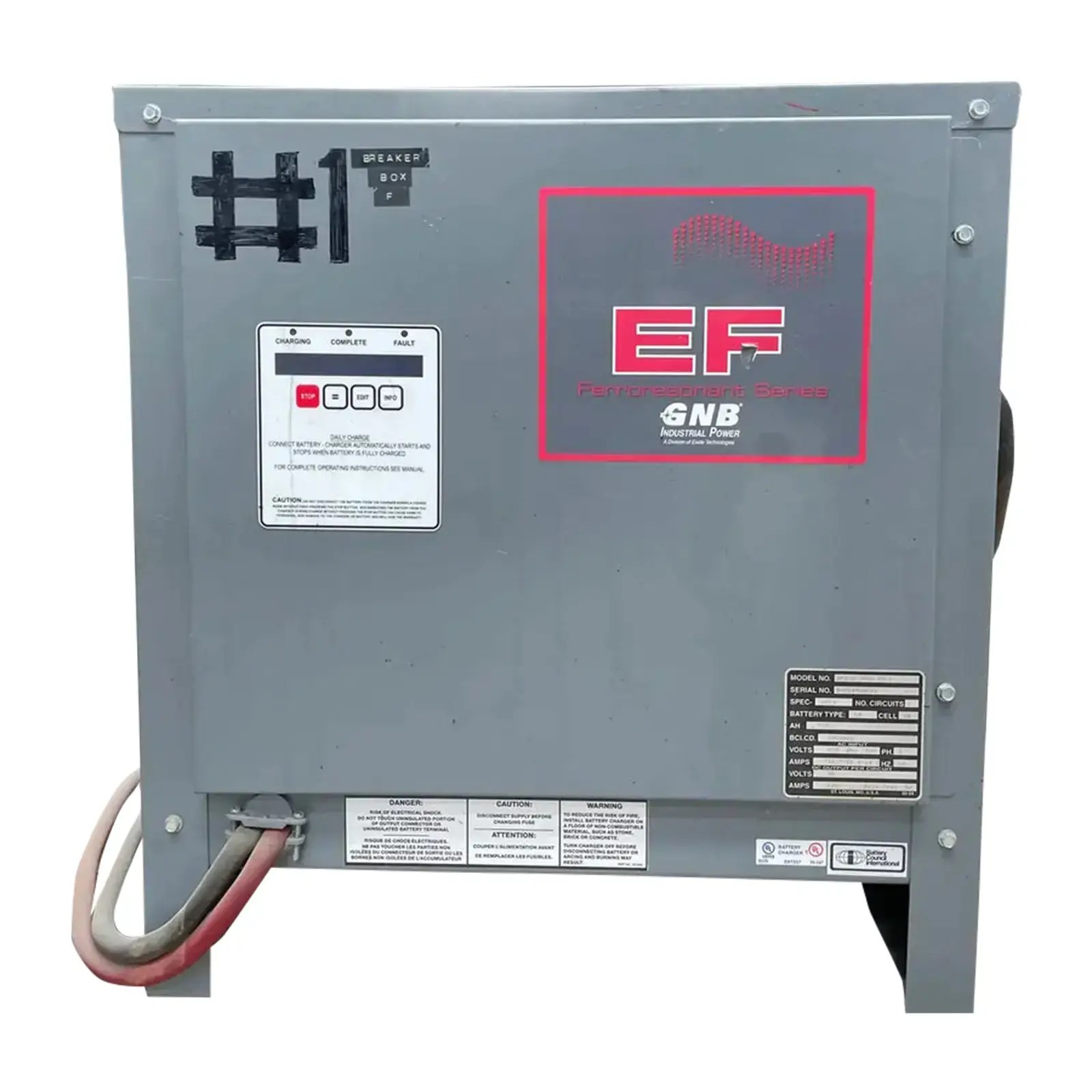 GNB Industrial Power XPT18750B EXF Battery Forklift Charger