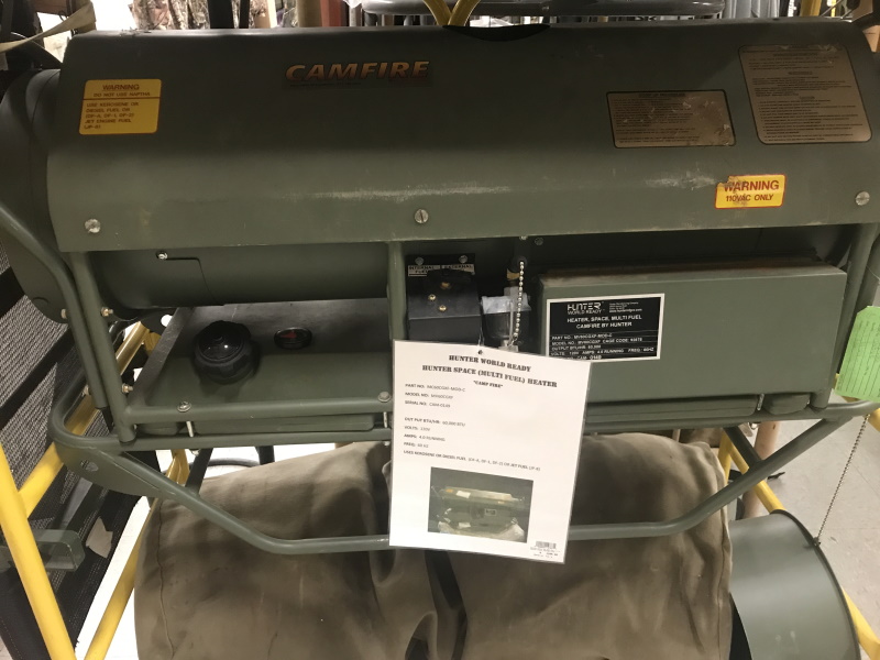 Hunter Space Heater SHC60 General Jim's SurplusGeneral Jim's Surplus