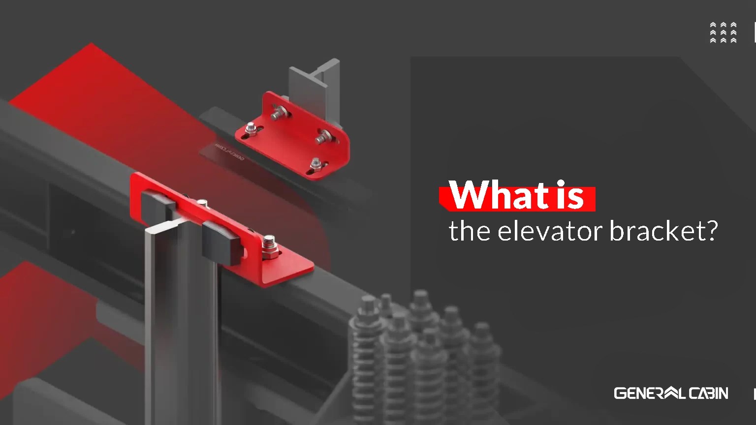 What is an elevator bracket? جنرال کابین
