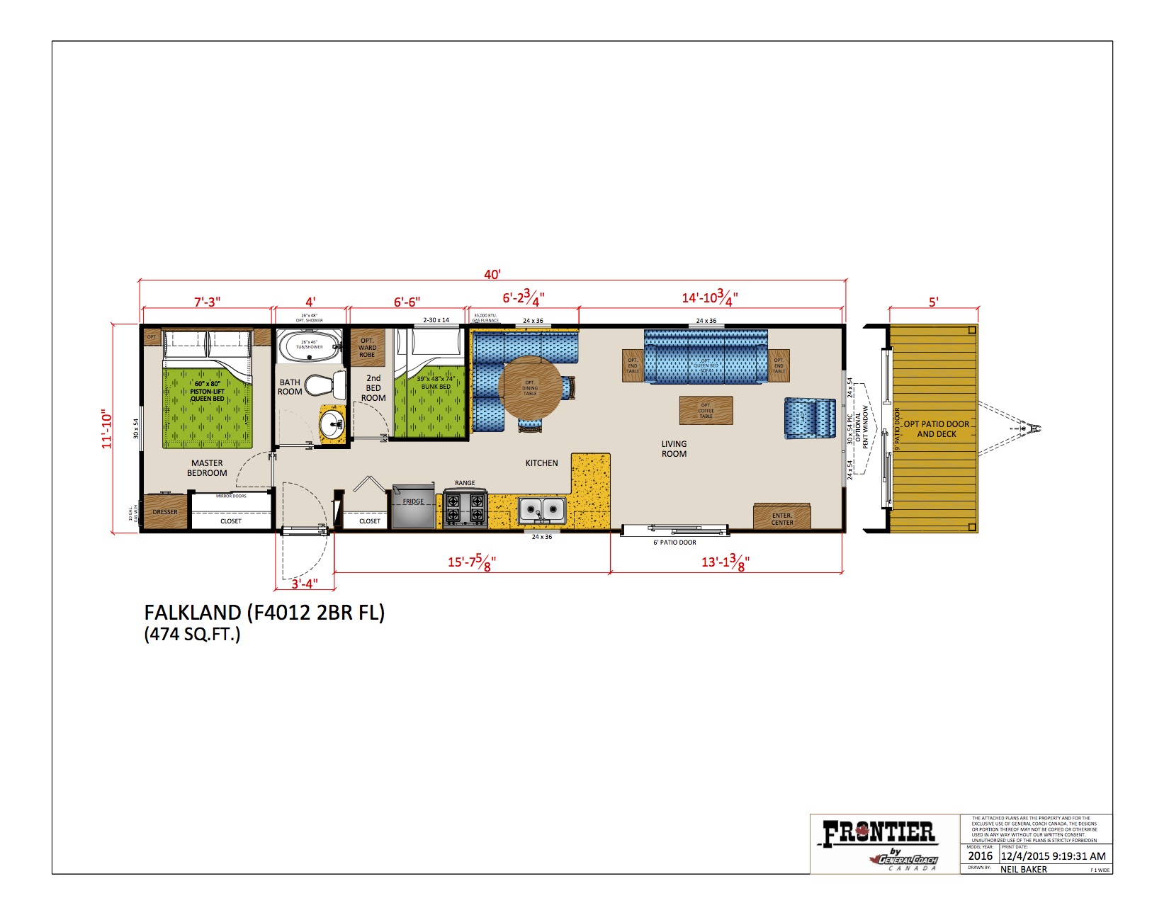 Floor Plans Frontier General Coach
