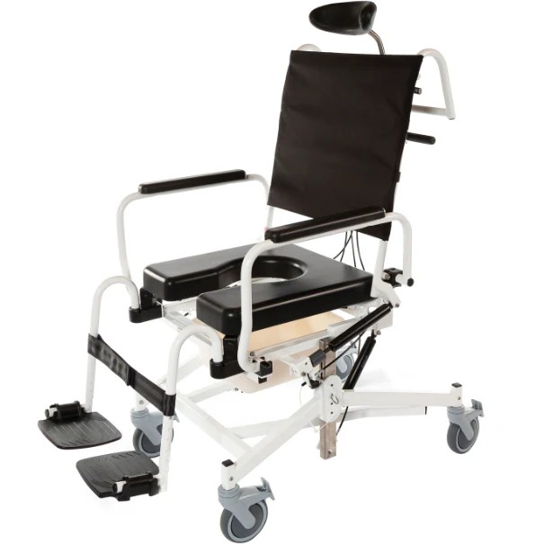 ActiveAid 285TR Rehab Shower / Commode Chair Tilt, Recline, Seat Hei
