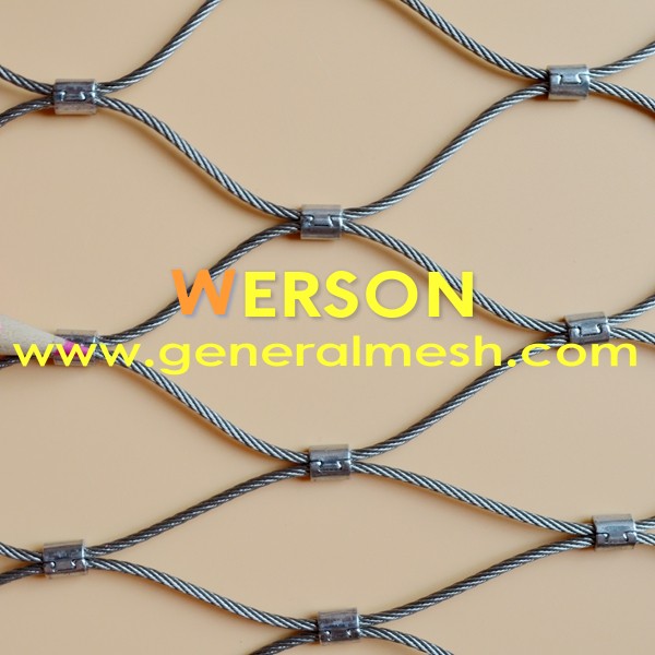 High quanlity Xtend flexible stainless steel cable rope mesh Hebei General Metal Woven Wire Cloth