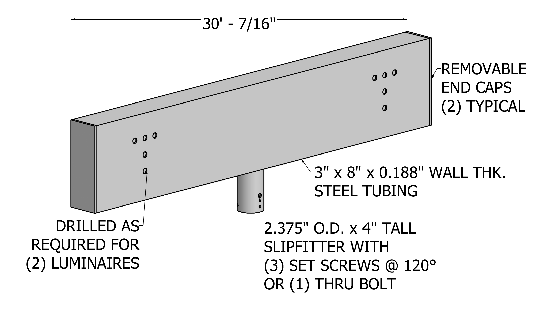 Multiple Mounting Cross Arm Brackets General Structures Inc.