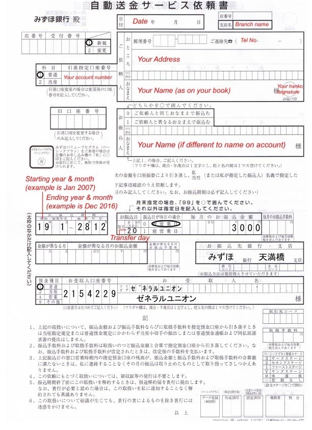 Mizuho Bank General Union