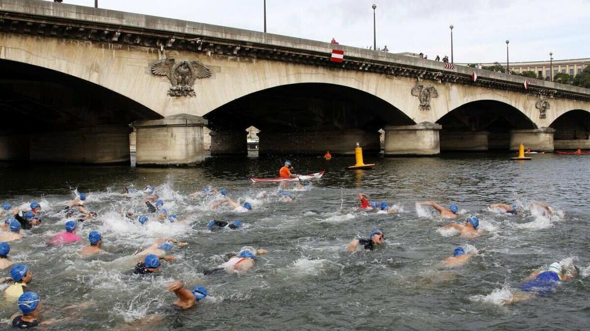 JO de Paris compétition test de natation annulée dans la Seine en