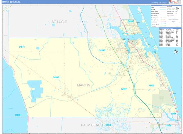 Martin County Florida Map Maps Of Martin County Florida - Marketmaps.com