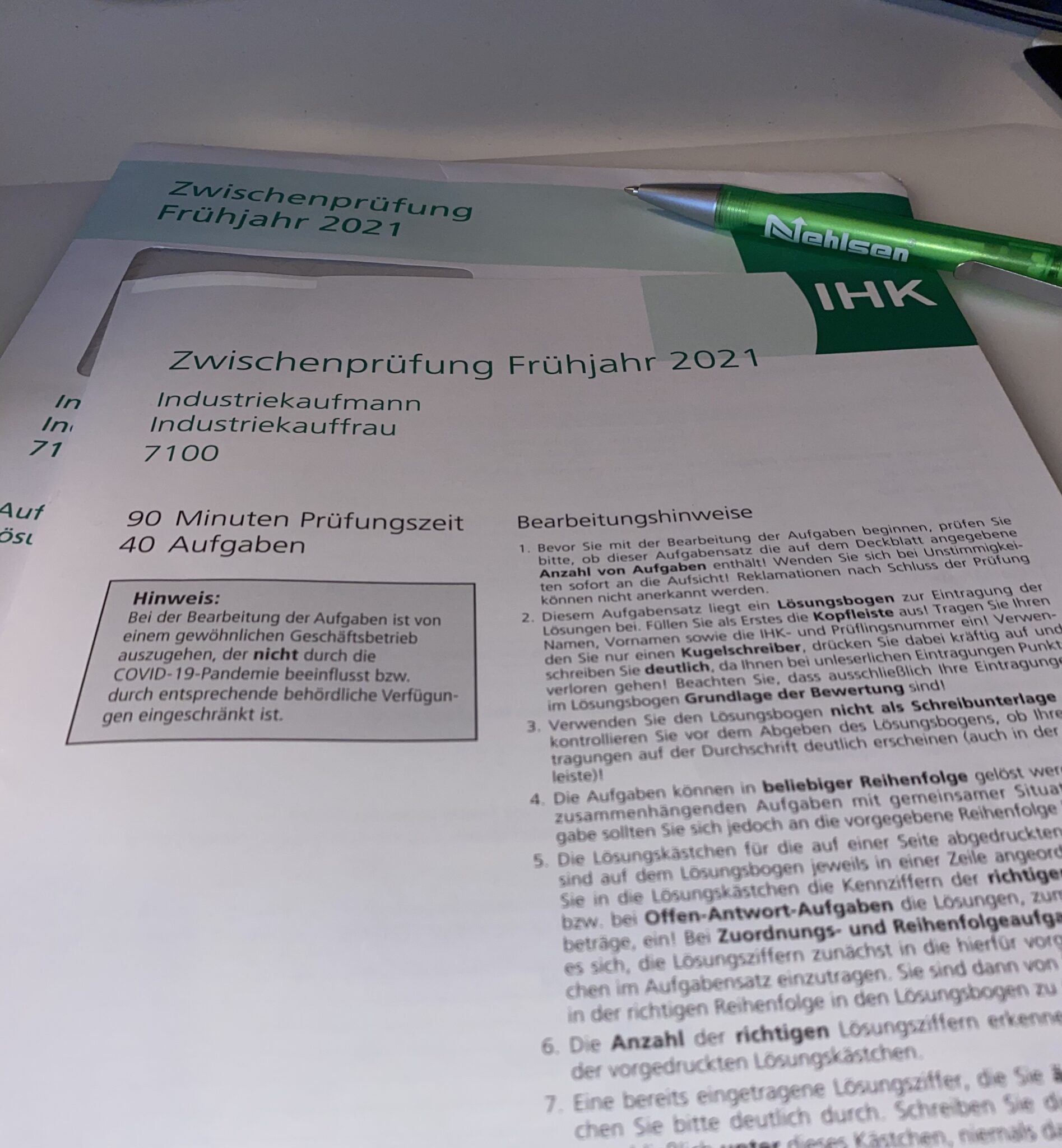 Abschlussprüfung Archive generation N