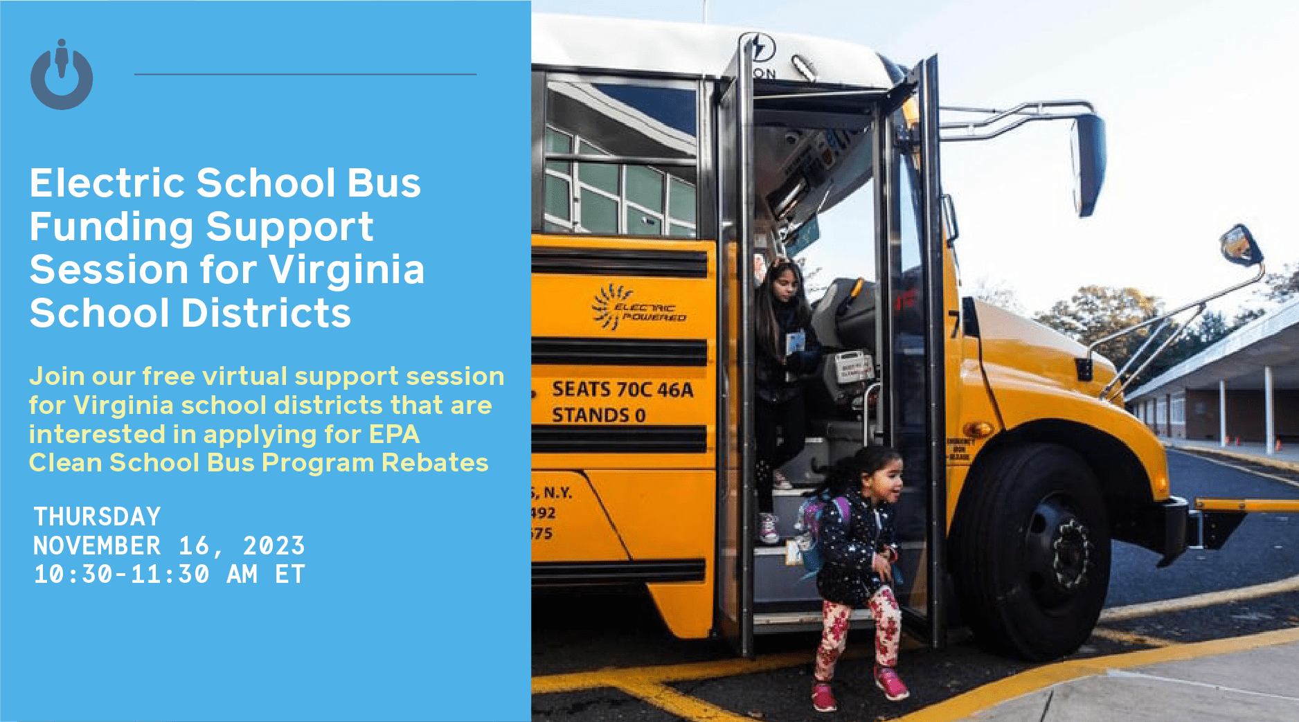 Electric School Bus Funding Support Session for Virginia School