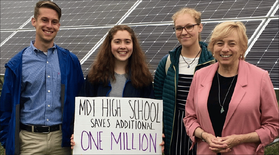 Student Action Leads to First 100 SolarPowered School in Maine