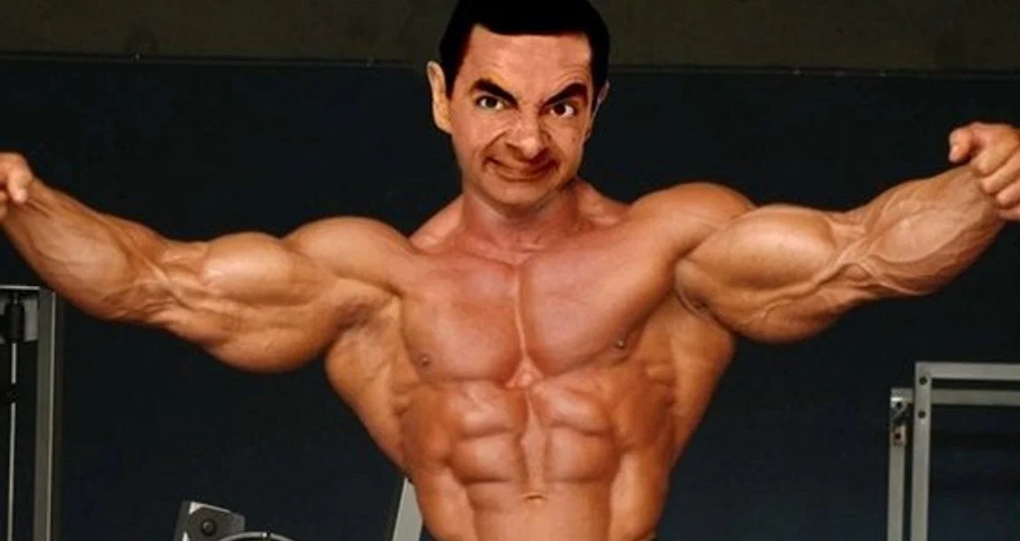 CARTOON Mr.Bean Gets Jacked Generation Iron