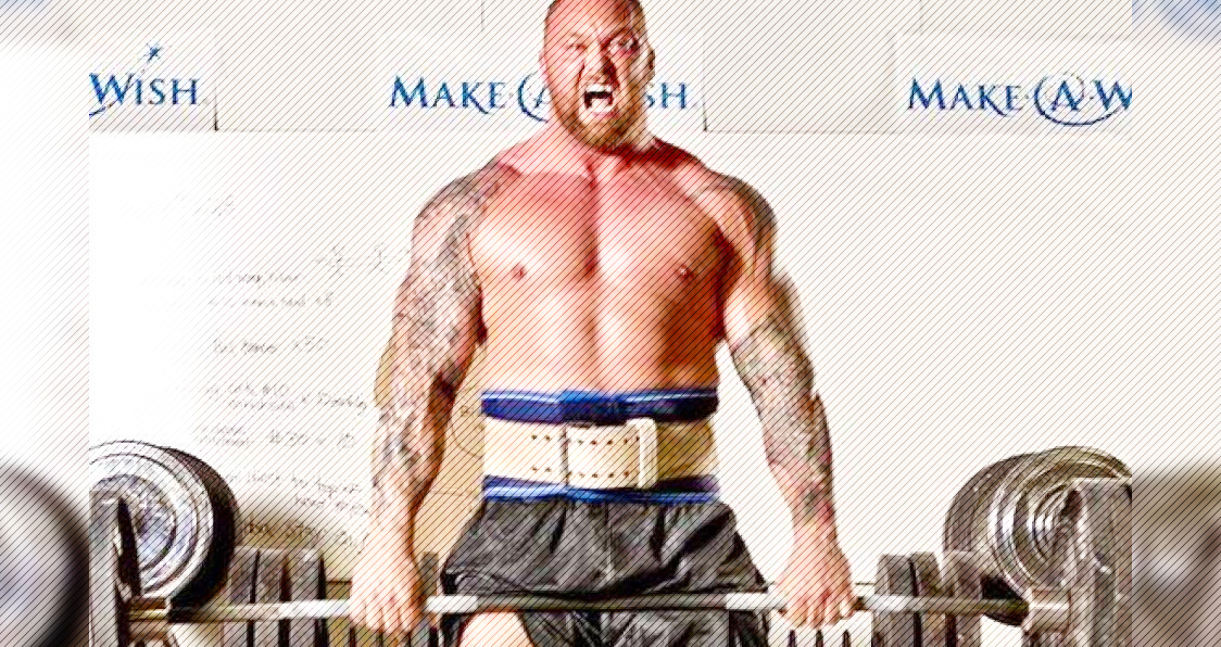 WATCH Hafthor The Mountain Loves To Lift To Adele Apparently