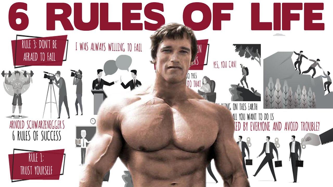 Arnold Schwarzenegger Gives his 6 Rules for Life and Success!