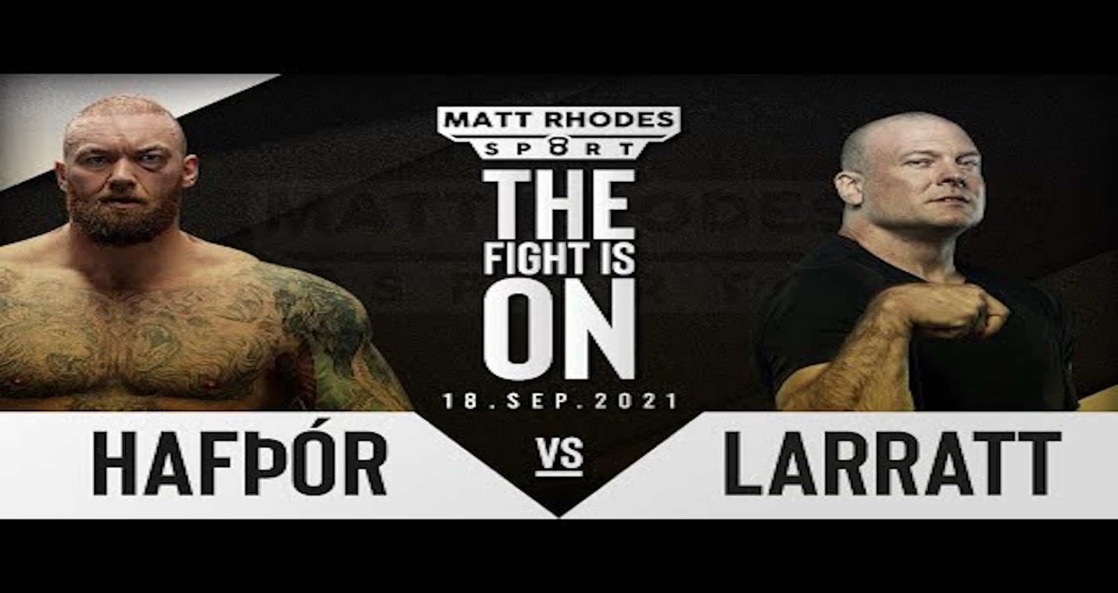 Devon Larratt To Replace Eddie Hall In Match Against Hafthor Bjornsson