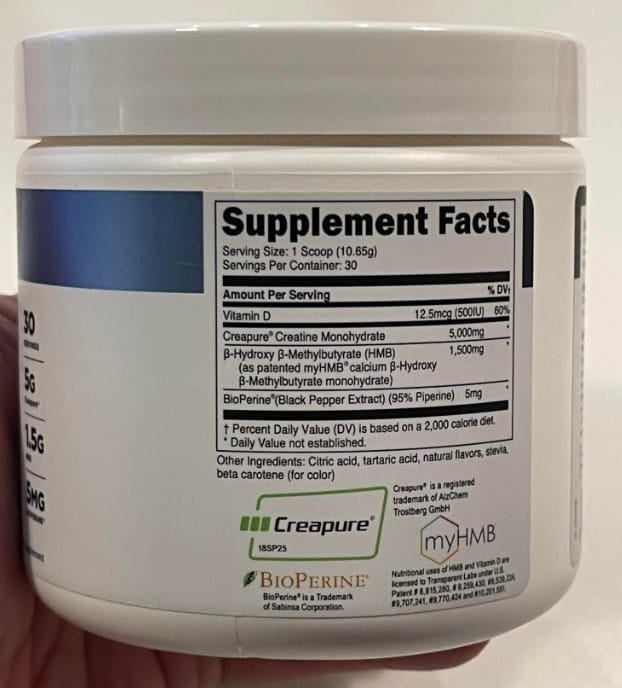 Transparent Labs StrengthSeries Creatine HMB Review