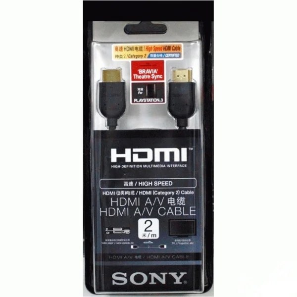 Sony High Speed HDMI Cable2M Generations The Game Shop