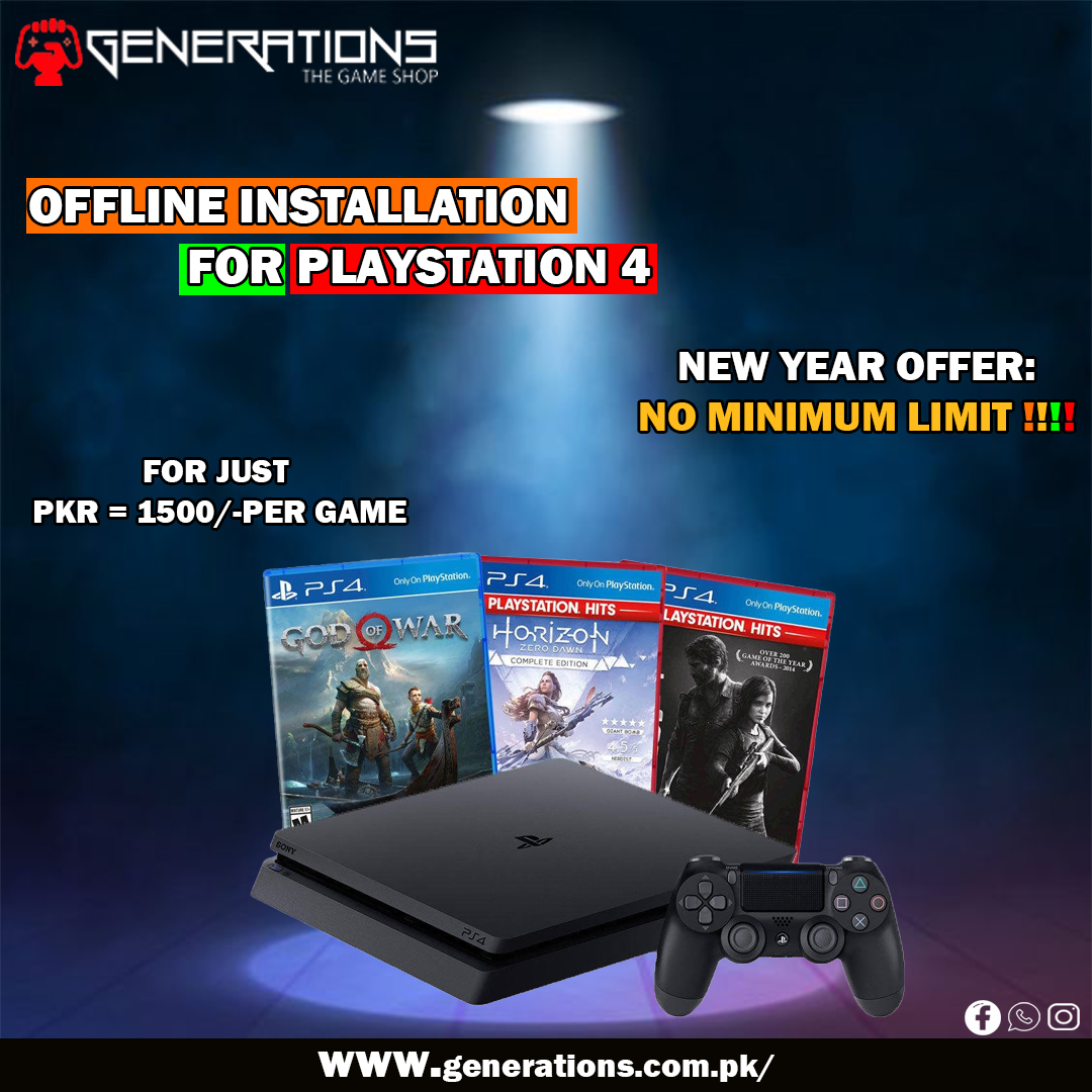 PlayStation 4 Games For Offline Installation The Game Shop