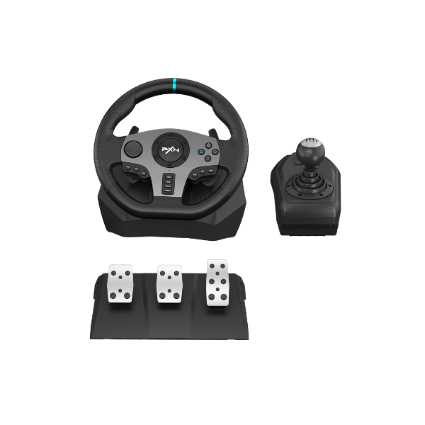 PXN V9 Steering Wheel PC Gaming Racing Wheel , Driving Wheel Volante PC
