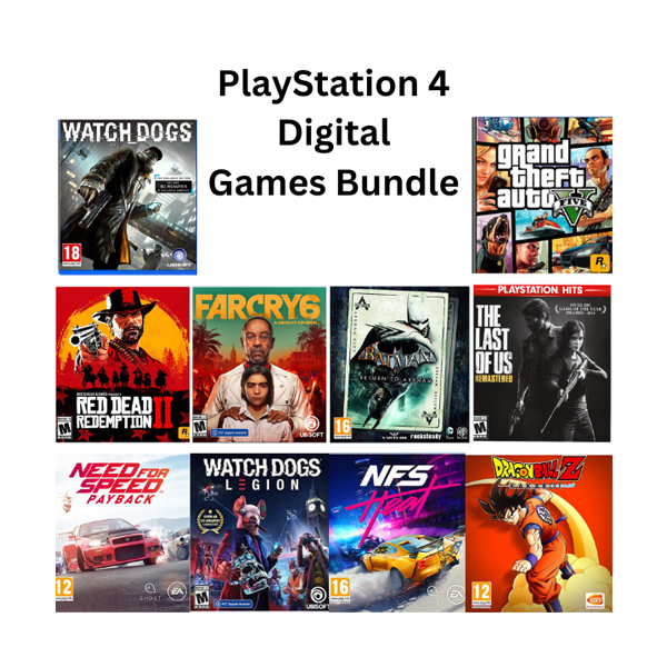 PlayStation 4 Digital Games Bundle The Game Shop