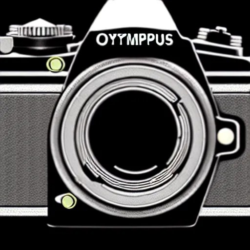 KREA a detailed technical diagram, a professional olympus mirrorless