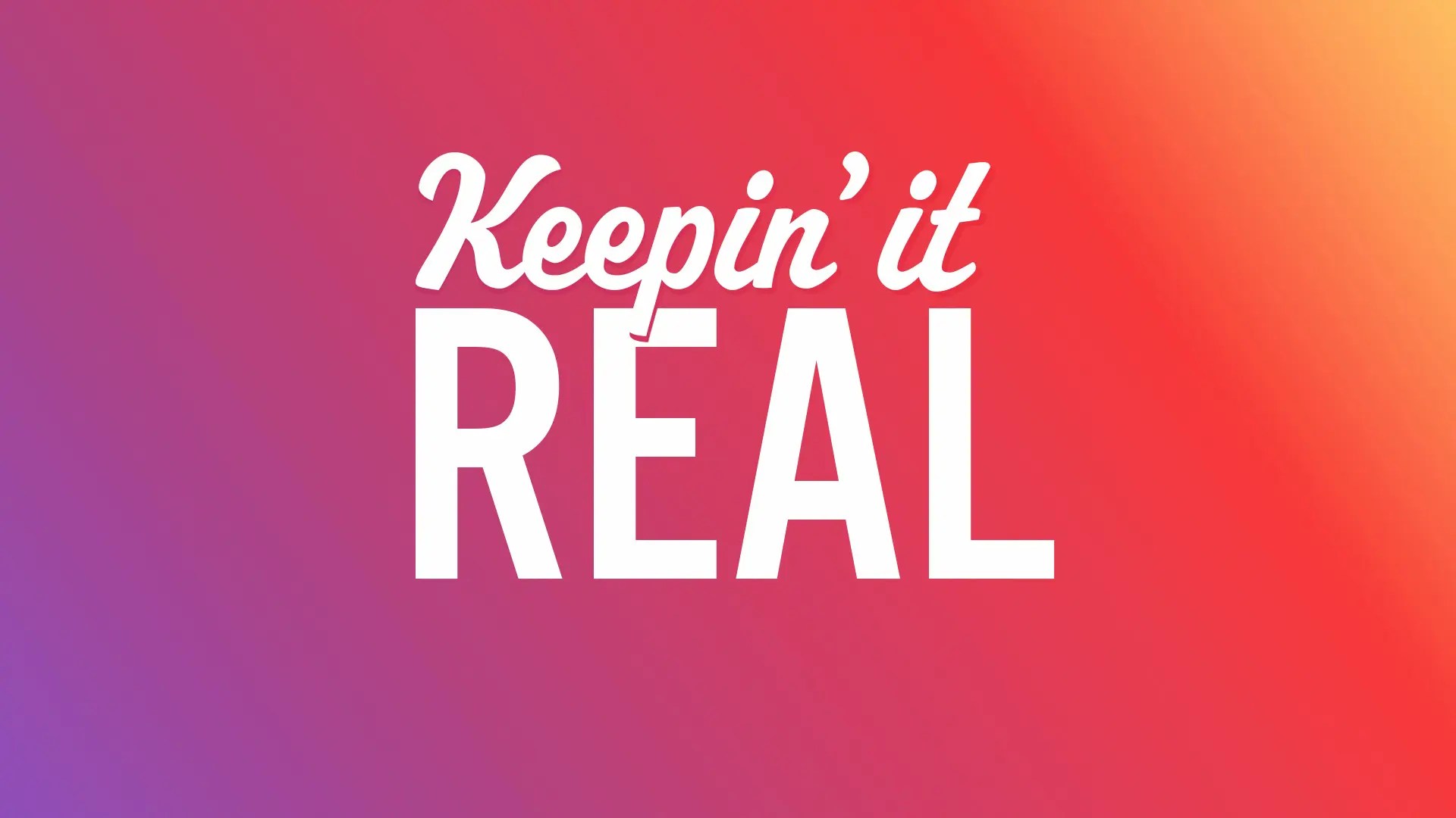 Keepin' It Real Generations Church